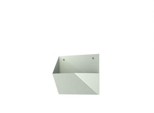 Moranduzzo - Jardinera Arlecchina moderna de pared de chapa galvanizada, diseño Roberto Giacomucci, huerto vertical interior/exterior, fabricado en Italia, línea Signora Flaim (gris, 44 x 21 x 31 cm)