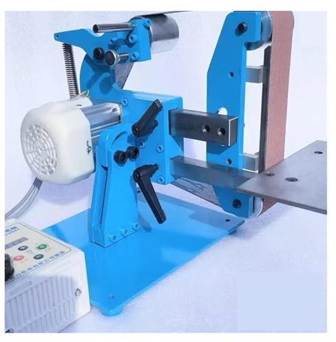 Levigatrice a nastro elettrica da 750 W Smerigliatrice a nastro verticale e orizzontale a doppio uso for lucidatura a nastro Potente ed efficiente