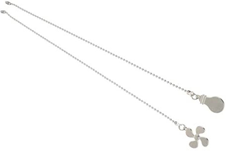 Tofficu 2 Piezas Cadenas de Luz de Techo con Esferas para Ventiladores Accesorios de Extensión de Cadena para Ventiladores y Lámparas Decoración Elegante y de Instalar
