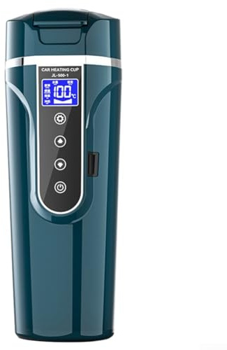 Bollitore elettrico per bevande in acciaio inox da 500 ml per auto (verde)