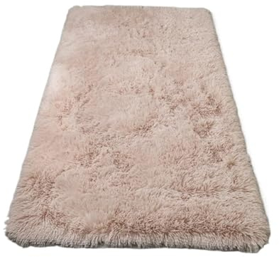 Alfombra de noche antideslizante de imitación lana, protección de suelo antideslizante, cojín de sofá, alfombra lavable a pelo largo, decoración interior (40 x 120 cm)