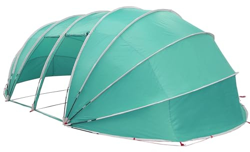 Dôme de Piscine, Dôme de Protection Tente Abri de Piscine Hors Sol Bleu 538 x 440 x 204 cm