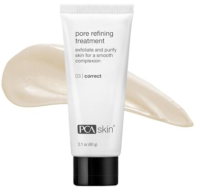 PCA SKIN Pore Refining Face Treatment - Facial Scrub Exfoliant with Mandelic Acid for Large Pores, Excess Oil, Acne & Blackheads (2.1 oz)