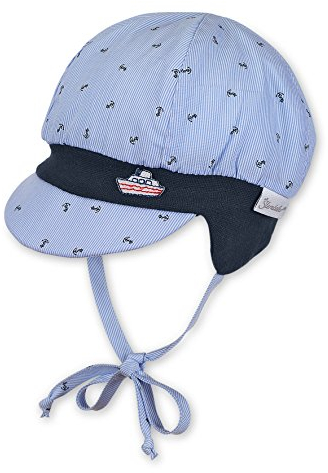 Sterntaler Baby - Jungen Ballonmütze Kappe, Blau (Himmel 325), 41 EU