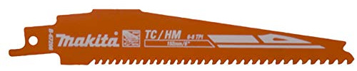 Makita B-67206 B-67206-Hoja s.Sable Rescate 152/1,25x6-8 tpi (25 unds), Negro