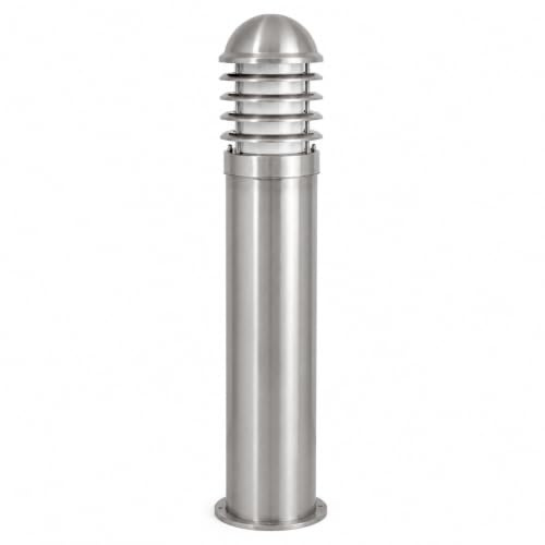 Maxkomfort Außenstandleuchte RONDA - E27 Edelstahl Massiv 80cm Outdoor | IP44 Wetterfest, Standleuchte für Garten & Einfahrt, exkl. Leuchtmittel