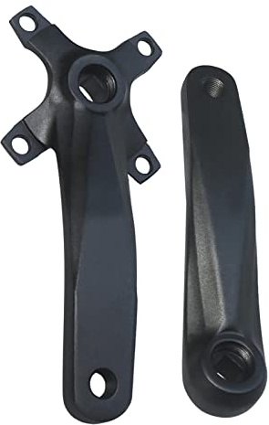 Perfeclan MTB-Fahrrad-Kurbelgarnitur Fahrrad-Kurbelgarnitur linker und rechter Kurbelarm Aluminiumlegierung 104 BCD hochfest
