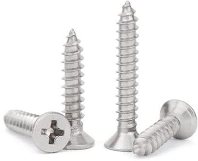 Blechschrauben, Schraubenbolzen, Senkkopf-Blechschrauben aus Edelstahl 304, Flachkopf-Kreuzschlitzschrauben, Standard-Kreuzschlitz, M1,7, 100 Stück,M1,7 * 4 * 100 Stück ( Color : M1.7*4*100pcs )