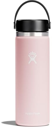 Hydro Flask - Water Bottle 591 ml (20 oz) - Vacuum Insulated Stainless Steel Water Bottle with Leak Proof Flex Cap and Powder Coat - BPA-Free - Wide Mouth - Trillium