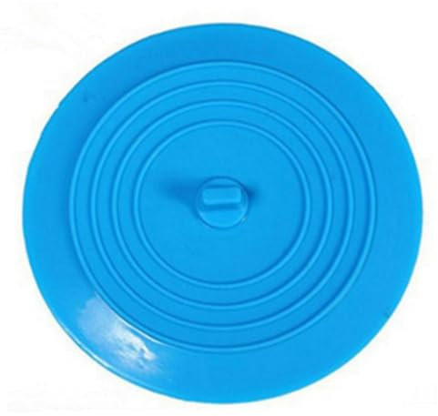 Zerodeko Silicone Rundwasser Stopfen Für Küche Bad Und Waschküche Blauer Silikon Abflussstopfen Mit Starker Haftung Leicht Zu Reinigen Und Abdichtend