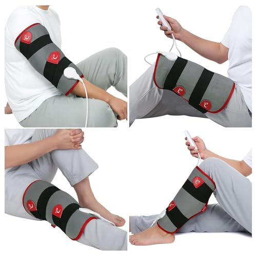 Comfytemp Leg Heating Pad, FSA Eligible Items Only List Wearable Heat Pad for Leg and Calf, HSA Electric Heat Wrap for Thigh/Knee/Arm/Hamstring Soothing Warmth, Birthday Gifts for Mom/Women/Wife/Her