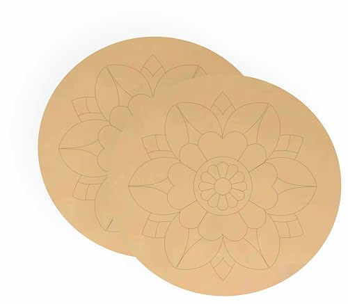 VARIETY CANVAS Placa de madera premarcada de MDF para arte y manualidades, tablero de pintura creativa para manualidades, trabajo, arte artístico (01)