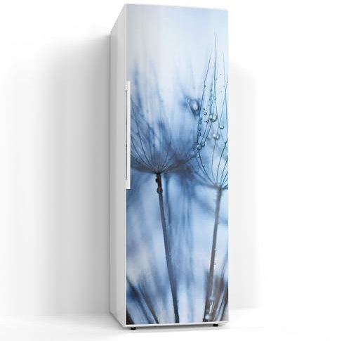 DEQORI Magnetfolie für Kühlschrank 60x180 cm | Motiv Pusteblumenperlen | dekorative Magnetmatte Gefrierschrank Schutz | Magnet Deko-Folie selbstklebend, magnetisch & wasserabweisend