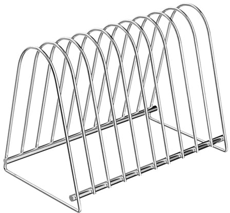 Expositor de discos de metal - Soporte para discos de vinilo multiusos, clasificador de libros de mesa | Soporte para discos de acero inoxidable, organizador vertical para c d, soporte para libros