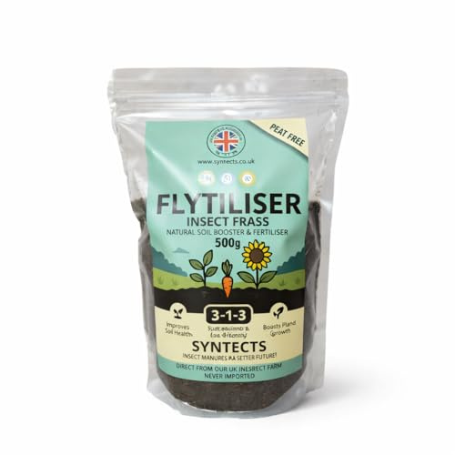 Flytiliser Insect Frass 500g – Premium Organic Fertiliser | Black Soldier Fly Frass