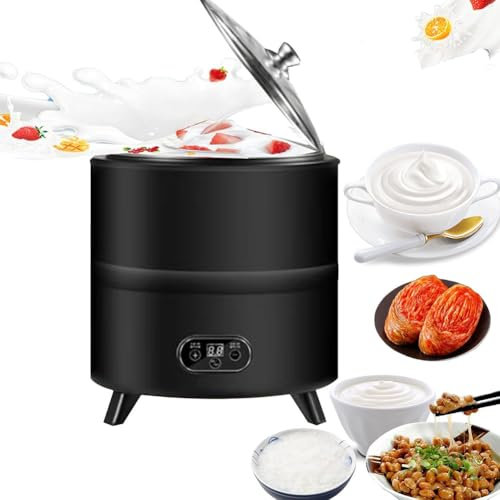 Yogurt Maker 8L/12L - Máquina de fermentación automática con control de tiempo y temperatura para yogur, masa, nato, vino de arroz - Incubadora de yogur