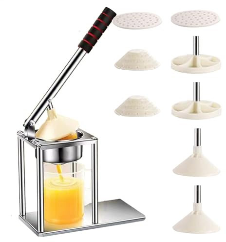 Manual Citrus Juicer - Handheld Lemon Press, Compact Orange Juicer | Lightweight Lime Juice Extractor, Easy to Clean Citrus Press, Aluminum Fruit Squeezer for Home Kitchen, Portable Citrus Juice Tool