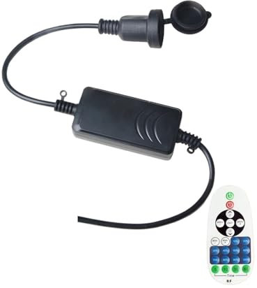 Variateur de lumière à bande LED 110V 220V, avec télécommande, for gradation des ampoules à guirlande LED S14 G40(110V)