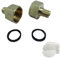 2 adaptadores para bombonas de gas AG1/4 pulgadas IKS a IG3/8 IKS – Latón LPG Gas Adaptador para gasoducto, autocaravana, camping, calentador de gas, hornillo de gas