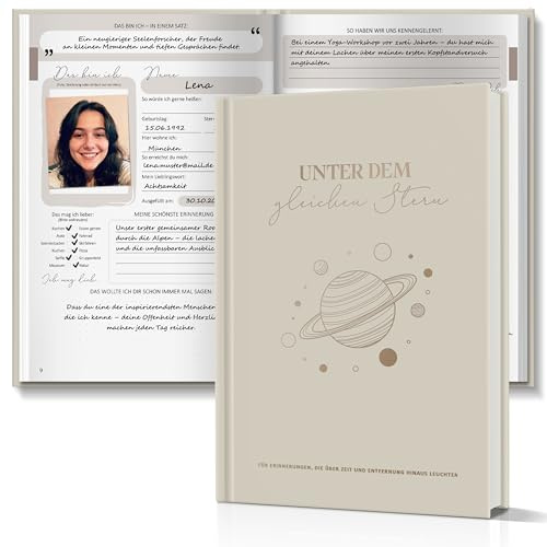 BIROYAL Livre d'amis pour adultes pour 62 amis, livre d'amitié pour adultes, avec 4 modèles et 10 pages de communauté, livre d'amis pour famille, collègues, album de poésie à remplir, cadeau pour amis