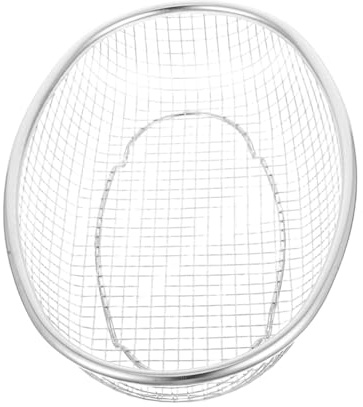 GRIRIW Cesta Inoxidable para Cocina Cesta de Malla para Escurrir y Lavar Frutas Verduras y Pan Fácil Elegante y Multifuncional
