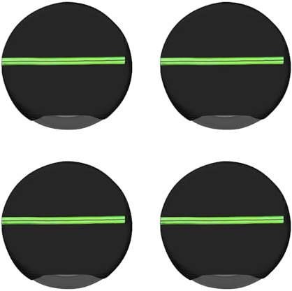 Lpoppcx Fundas Protectoras para Neumáticos - Juego De 4 Fundas Reflectantes para Trailers Lluvia Nieve - Funda De Protección Resistente para Sol Lluvia Nieve | Accesorios para Furgonetas Todoterrenos