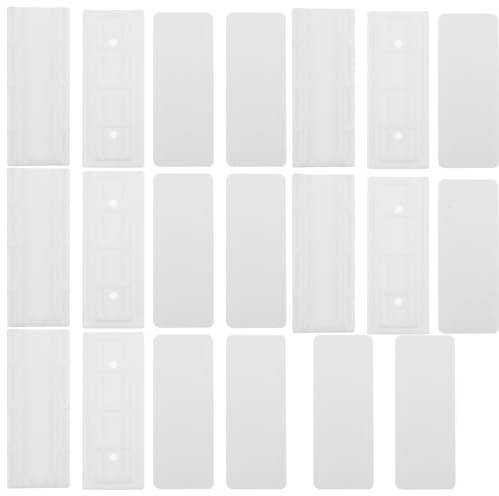 YOSADIER Soporte para Fijador sin Perforaciones Autoadhesivo 5piezas Resistente Regletas de Enchufes para Escritorio de Madera o Metal Plástico