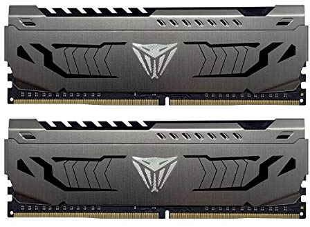 Patriot Memory Viper Steel DDR4 3200 16GB (2x8GB) CL16 Kit de Memoria RAM Alto Rendimiento Gris