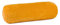 Gözze - Acogedor cojín cilíndrico con aspecto de pana, Óptimo como soporte para el cuello, 70 x 22 cm - Mostaza