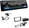 JVC KD-X482DBT 1-DIN Autoradio Media Receiver Digitalradio DAB+ Bluetooth Amazon Alexa USB Einbauset passend für Volkswagen VW Golf V 2003-2013 schwarz inkl Canbus