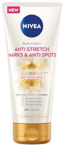 Nivea Luminous 630 Anti Stretch Marks & Anti Spots Body Cream Women, 200 ml