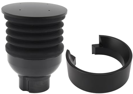 Accesorios para Molinillo de café, Kit de Tolva con Anillo Dosificador y Contenedor de Granos para la Serie Eureka Mignon, Duradero y Fácil de Usar (anillo negro)