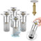 4 Stücke WaschbeckenstöPsel für 34-40mm,Universal Pop Up Abflusssieb Ablaufgarnitur Stöpsel Waschbecken,Abflussstopfen Waschbecken mit Haarsieb,Abflussstopfen füR Aufsatzwaschbecken(4)