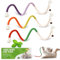 Natural Catnip Chew Rope for Cats – Pack of 3 (27 Inches Each) | Includes Refillable Catnip Pouch | Interactive Cat Toys for Indoor Cats & Kittens | Stress Relief, Dental Health & Enrichment Play