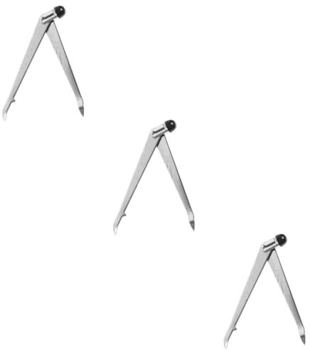 Mobestech 3pezzi Martelletto Neurologico Inossidabile Multifunzionale Con Angolare Strumento Portatile Per Esami Fisici e Massaggi