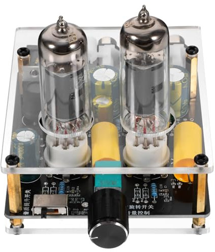 TINEASUR Preamplificatore a Valvole 6k4 Hi-fi Stereo Per Giradischi e Home Theater, Scheda Amplificatore a Vuoto Dc12-16v, Audio Premium Per Sistemi Audio Fai Da Te