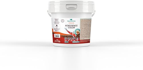 AquariumLine Koiessence Color – Secchiello da 5L/2,25kg – Mangime completo in pellet da 4,5 mm per Carpe Koi e pesci da laghetto