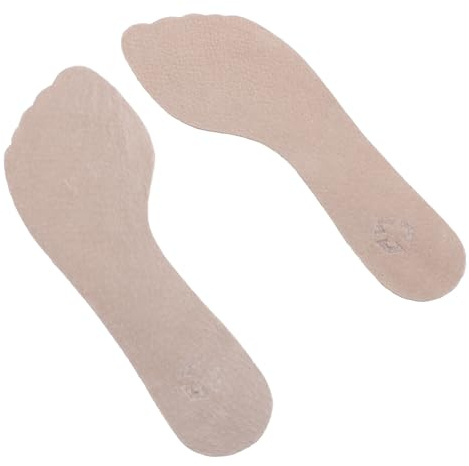 DINHEAROM Pigskin Ultra-tunna Non-slip High Heel Cushion Inserts Självhäftande Fotsulor för Sandaler Klackskor och Boots med Svettabsorberande och Stötdämpande Egenskaper
