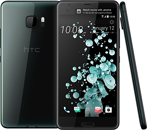 HTC U Ultra Smartphone (14,48 cm (5,7 Zoll), 16 MP Frontkamera, 64GB Speicher, Android) Brilliant Black