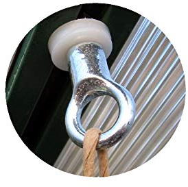 MacGreen® Gewächshaus Pflanzenhalter Metall (15 Stück) - Stabile Pflanzenhalter als Rankhilfe oder für Aufhängevorrichtungen für schwere Pflanzen