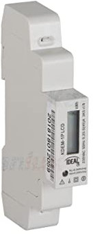 Compteur de Consommation Électrique pour Rail TH35 Circuit Monophasé