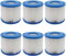 WuYan Cartuccia Filtro di Ricambio per Lay-Z-Spa per Vasca idromassaggio per Best-Way per Flowclear Cartuccia Filtro di Ricambio Taglia VI per Miami Vegas Palm Springs Paris (3X Confezione Doppia)