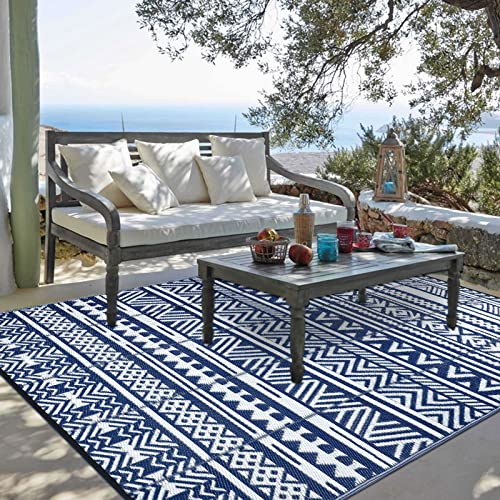 Enyhom Tappeto per Esterni Extra Large 180 x 270 cm, Plastica Pieghevole Tappeto da Esterno Impermeabile Resistente per Patio, Campeggio, Giardino, Picnic, Spiaggia, Balcone, Terrazza, Cortile
