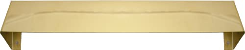 UAP Stainless Steel Hidden Fix Letterplate Restrictor Shrouds - Letterbox Cowl Visor Guard for Extra Security (PVD Gold)