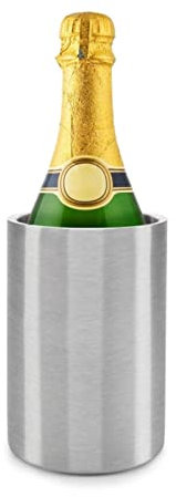 LARIAU Eiskübel, Isolierter Eiskübel Weineiseimer, Edelstahl Doppelwand Weißweinflaschenkühler Eimer | Isolierter Champagner -Biereiseimer