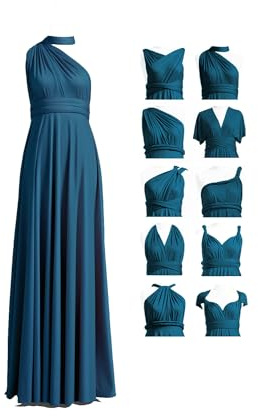 72styles Abito Infinity da Damigella d'Onore, Multiway da Cerimonia, Lungo, Maxi, Taglie Forti, Abito da Sera, Ospite di Matrimonio