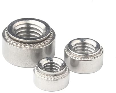 Einpressmuttern SP-M2 M2.5 M3 M4 M5 M6 M8 M10-0,1,2 Edelstahl SUS416 Drucknietmutter-SP-M4-2 (100 Stück)
