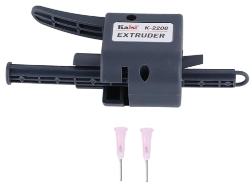 Solder Flux Glue Dispenser, Solder Paste Glue Extruder Welding Oil Propulsion Tool High Efficiency Durable Easy Operation Accurate Control, 1.3mm Nozzles