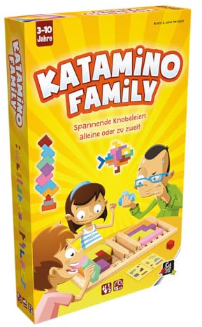 Gigamic, Katamino Family, familjespel, träspel, 1–2 spelare, från 3+ år, 15 minuter, tyska, flerfärgad, färgglad