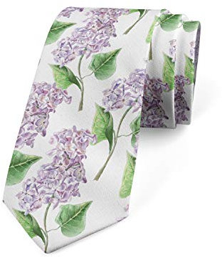 FJAUOQ Corbata moderna multicolor para hombre, Lila y verde, Taille unique